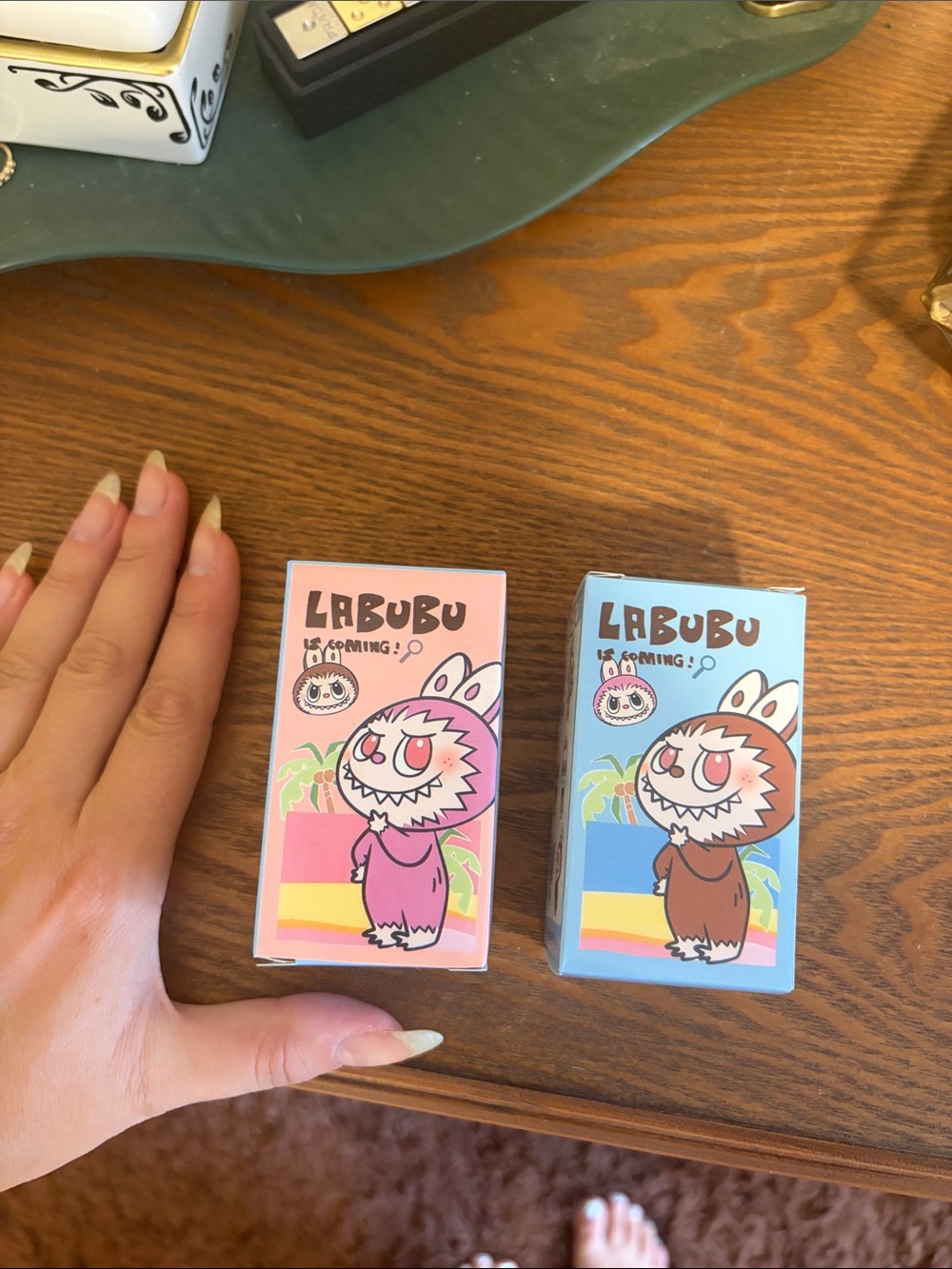Labubu is coming! Mini Box - bag charm key chain 2 BOXES